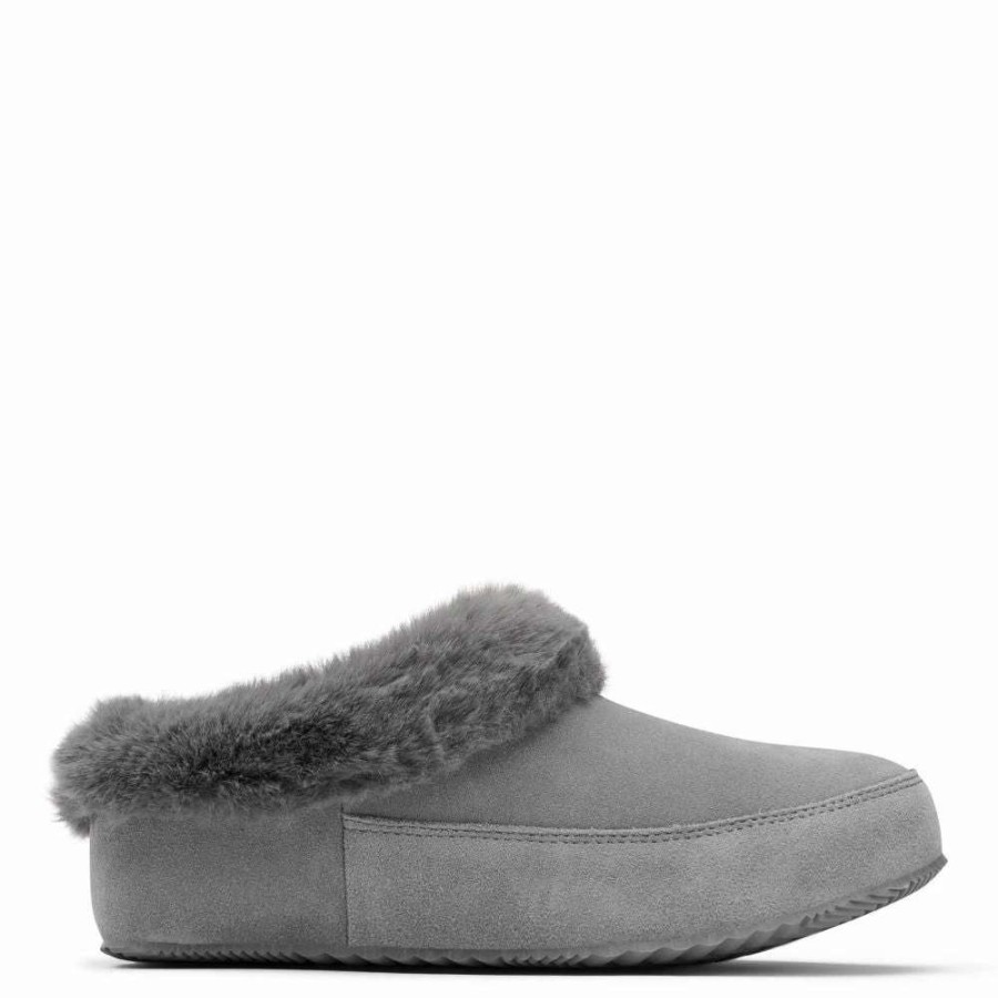 Indoor * | Sorel Women'S Sorel Go Coffee Run Slipper In Quarry/Quarry