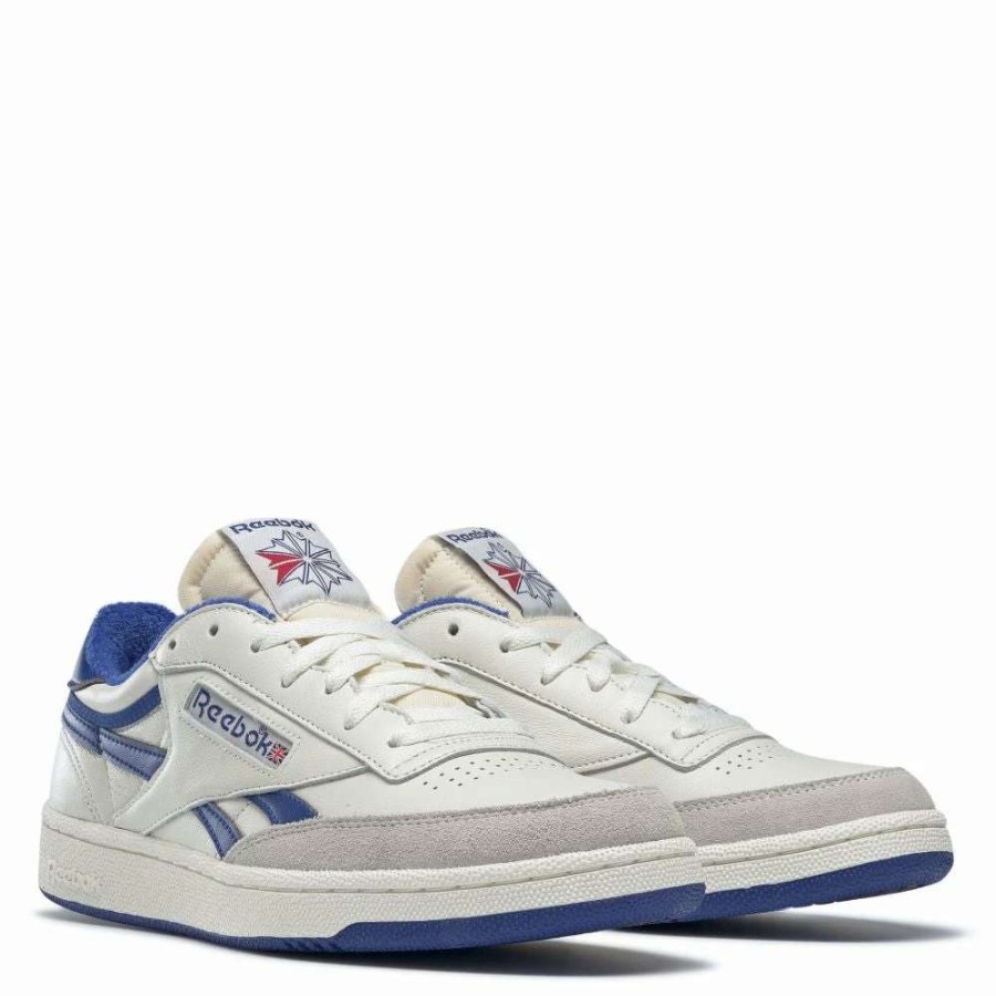 Athletic * | Reebok Men'S Club C Revenge Vintage In Chalk/Collegiate Royal/Excellent Red