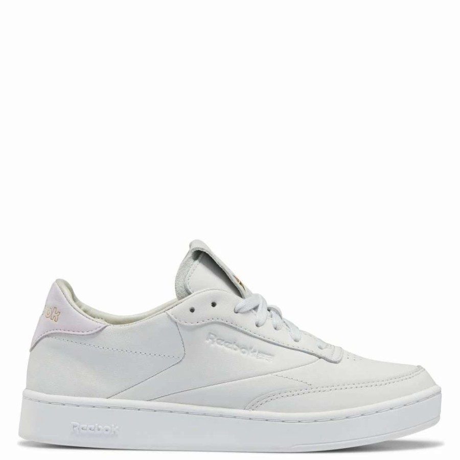 Low Top * | Reebok Women'S Club C Clean In Cold Grey/Ftwr White/Quartz Glow