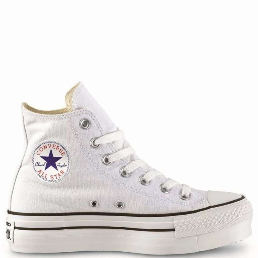 High Top * | Converse Women'S Chuck Taylor All Star Lift High Top In White/White