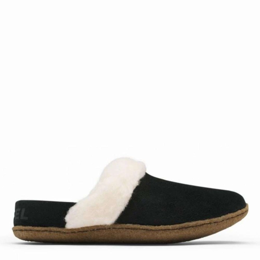 Indoor * | Sorel Women'S Nakiska Slide Ii In Black/Natural