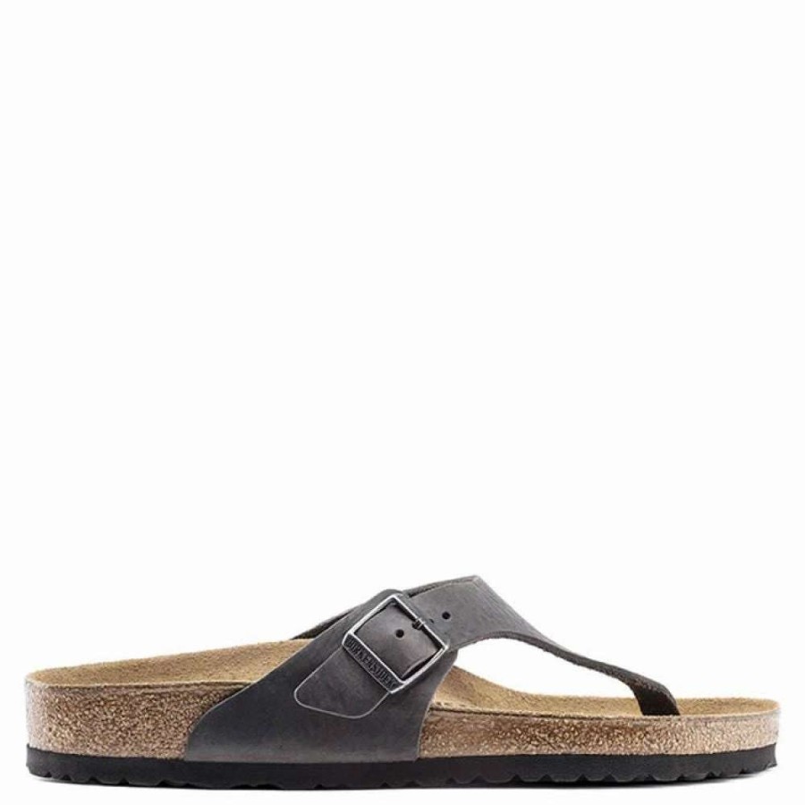 Strap Sandals * | Birkenstock Men'S Como Nubuck Leather In Camberra Iron