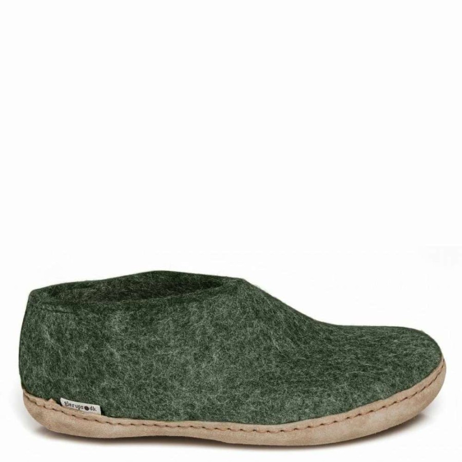 Indoor * | Glerups Shoe Leather Sole In Forest