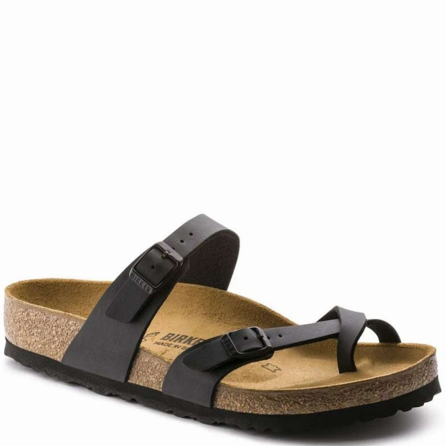 Strap Sandals * | Birkenstock Mayari Birko-Flor In Black