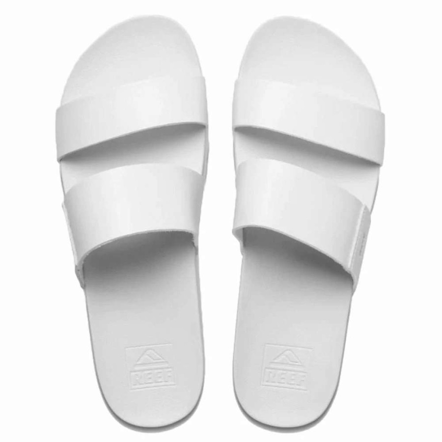 Strap Sandals * | Reef Women'S Cushion Vista Hi Flurry In White