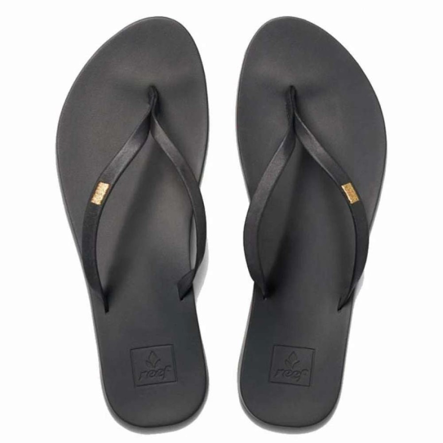 Flip-Flops * | Reef Women'S Cushion Bounce Slim In Black