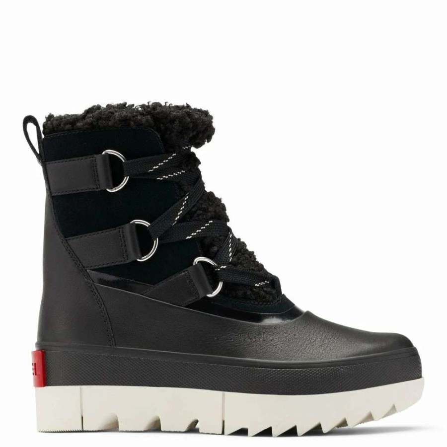 Ankle Boots * | Sorel Women'S Joan Of Arctic Next Boot In Black/Fawn