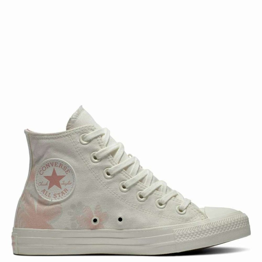 High Top * | Converse Women'S Chuck Taylor All Star Desert Floral High Top In Rust Pink