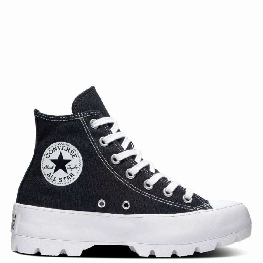 High Top * | Converse Women'S Chuck Taylor All Star Lugged Hi Top In Black/White/Black