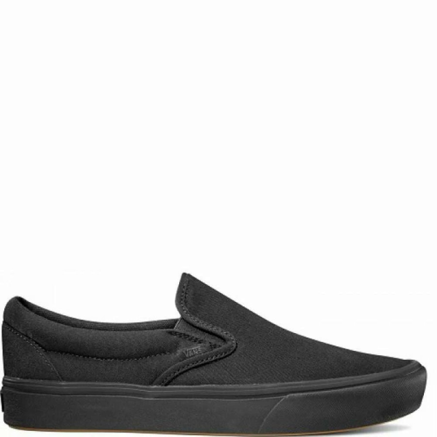 Low Top * | Vans Comfycush Slip-On In Black/Black