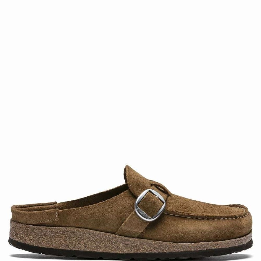 Outdoor * | Birkenstock Women'S Buckley Suede Leather In Tea (Narrow Width)