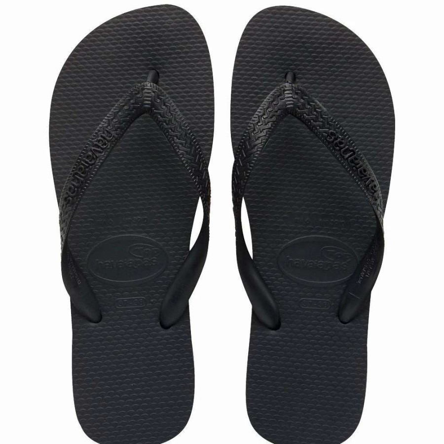 Flip-Flops * | Havaianas Women'S Top Flip Flop In Black