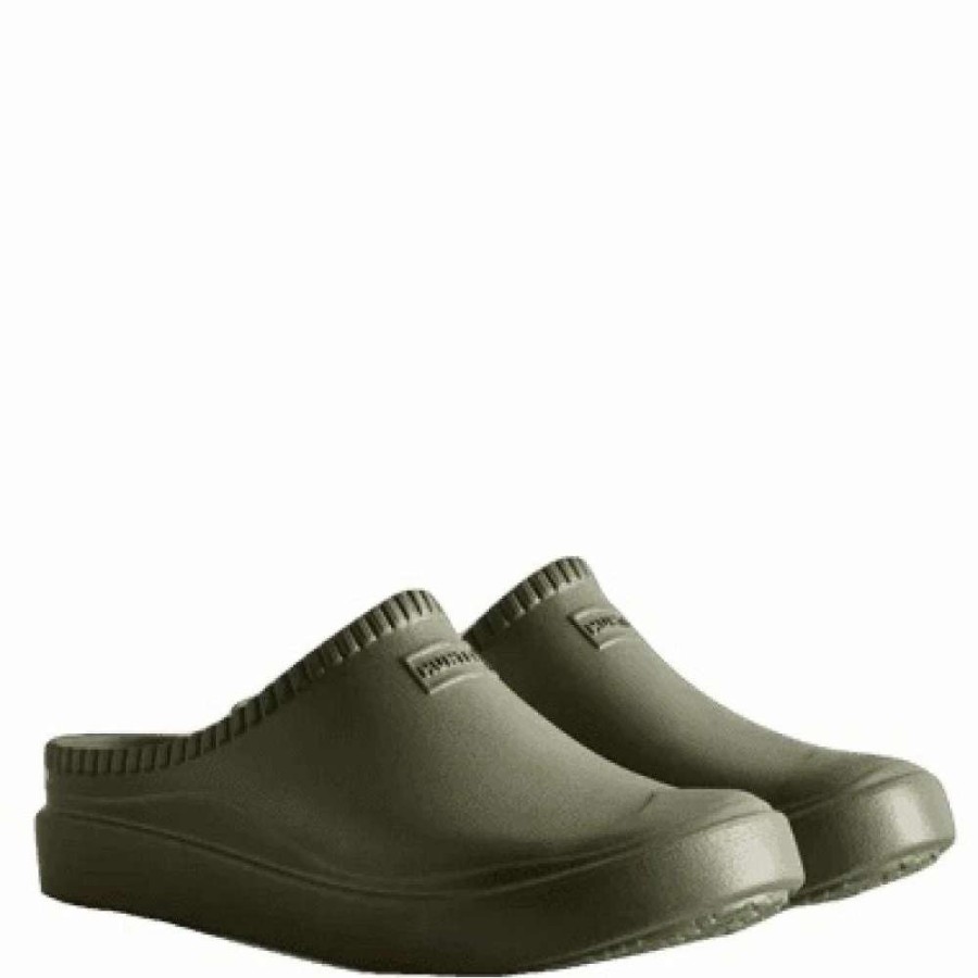 Outdoor * | Hunter Women'S In/Out Bloom Clogs In Lichen Green