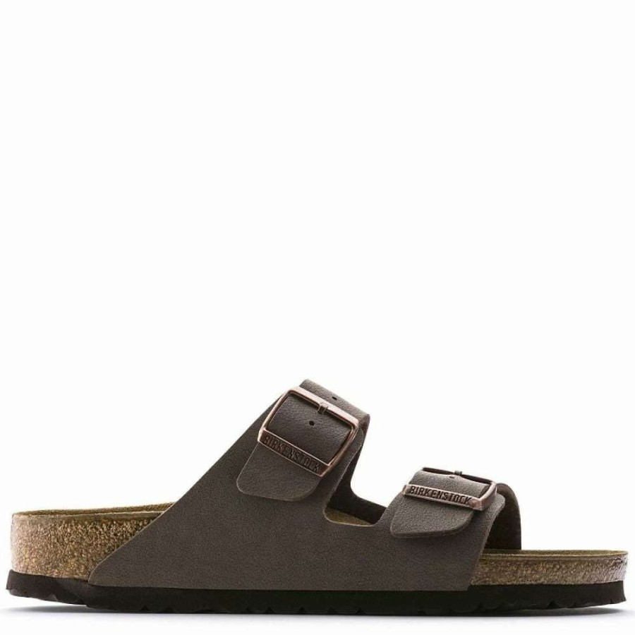 Strap Sandals * | Birkenstock Arizona Birkibuc In Mocha (Narrow Width)