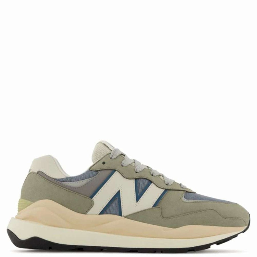 Low Top * | New Balance 57/40 In Vetiver With Mallard Blue