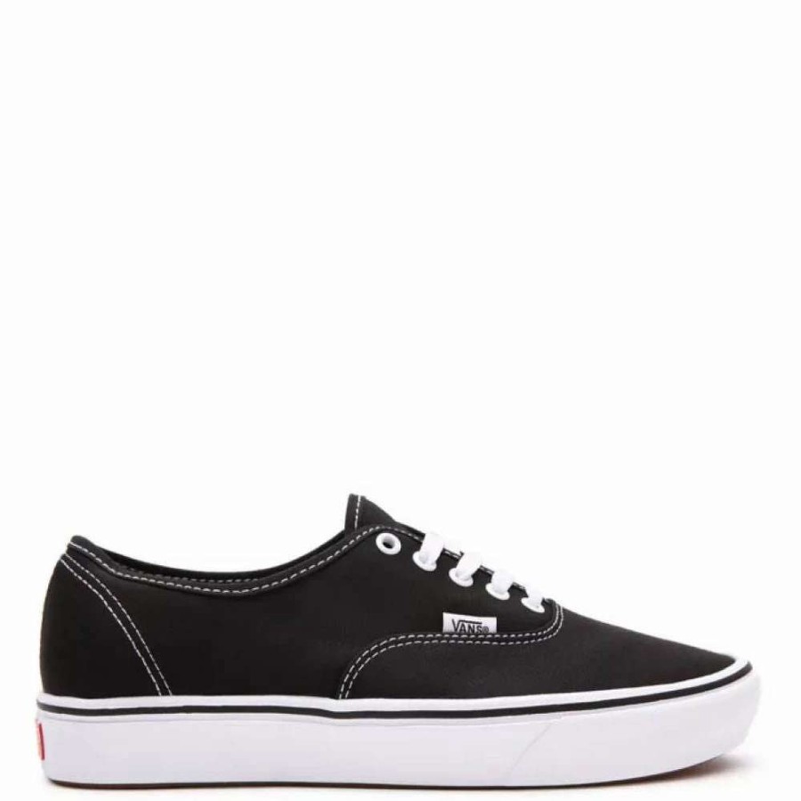 Low Top * | Vans Classic Comfycush Authentic In Black/True White