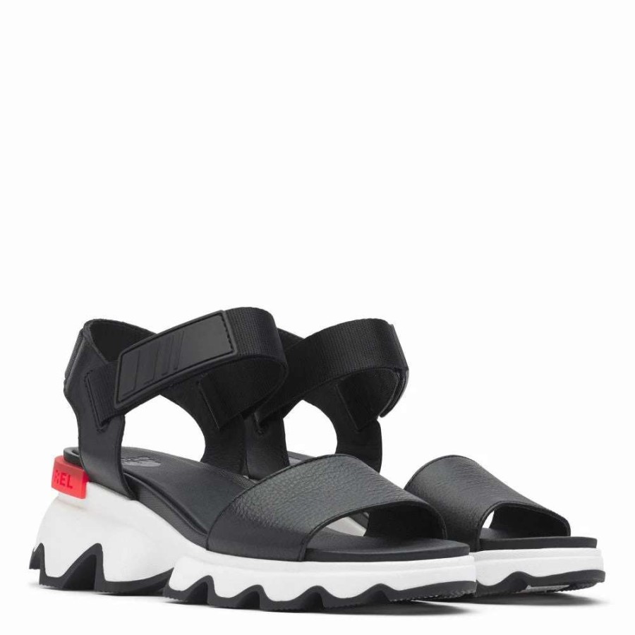 Strap Sandals * | Sorel Women'S Kinetic Sandal In Black