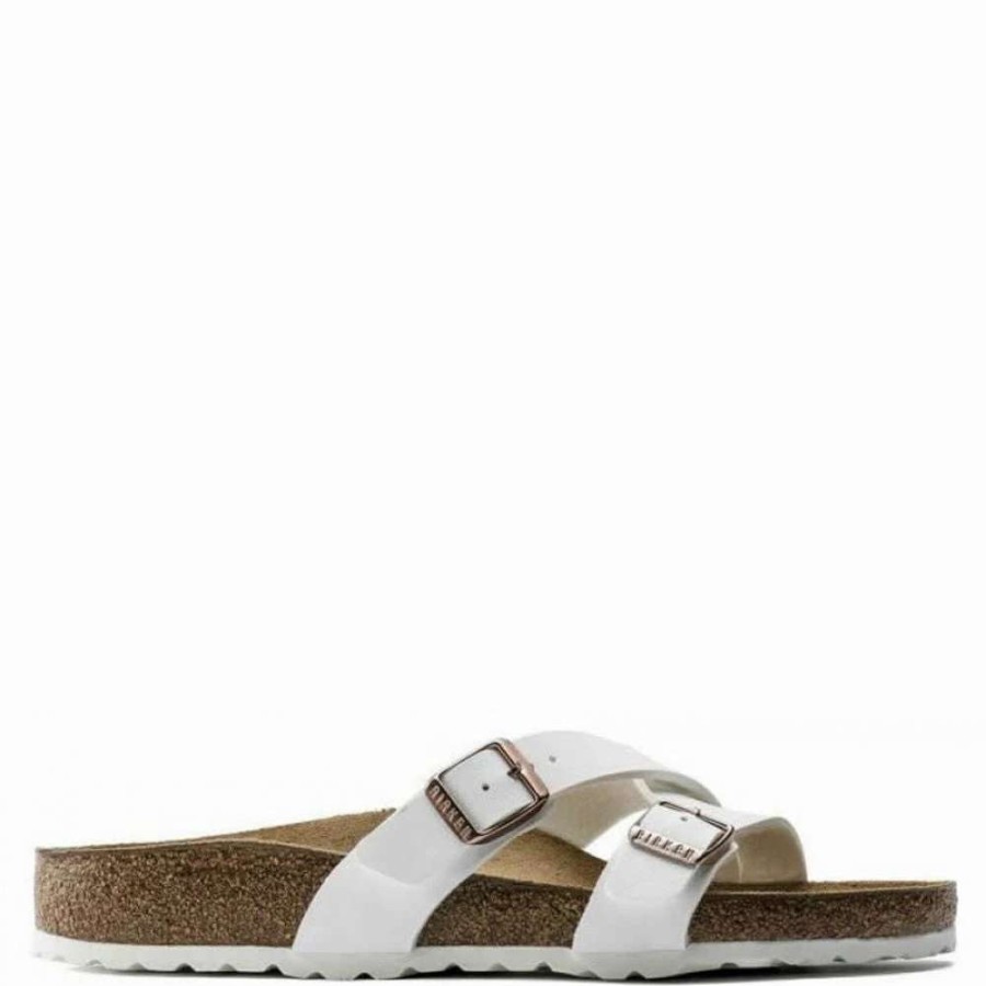 Strap Sandals * | Birkenstock Yao Birko-Flor In White (Narrow Width)