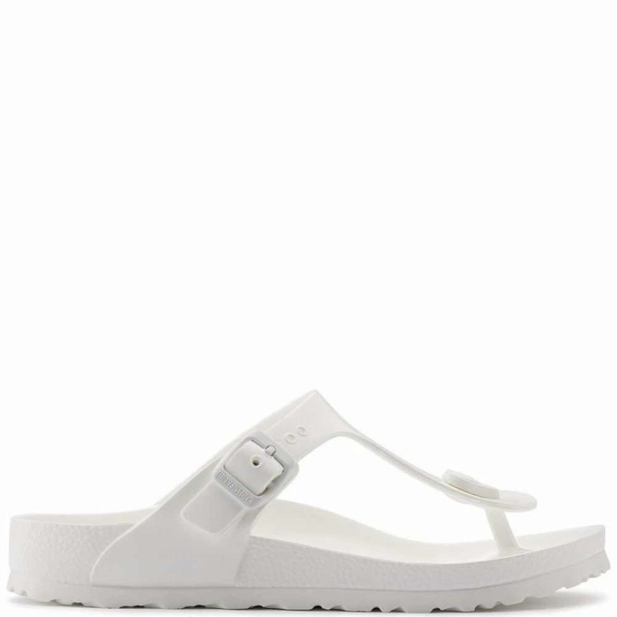 Flip-Flops * | Birkenstock Women'S Gizeh Eva In White