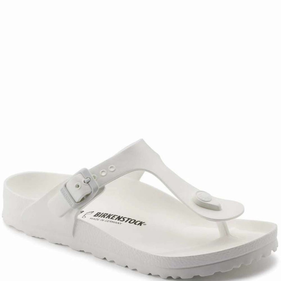 Flip-Flops * | Birkenstock Women'S Gizeh Eva In White