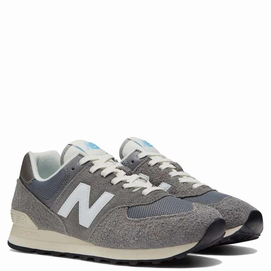 Low Top * | New Balance 574 In Grey With White