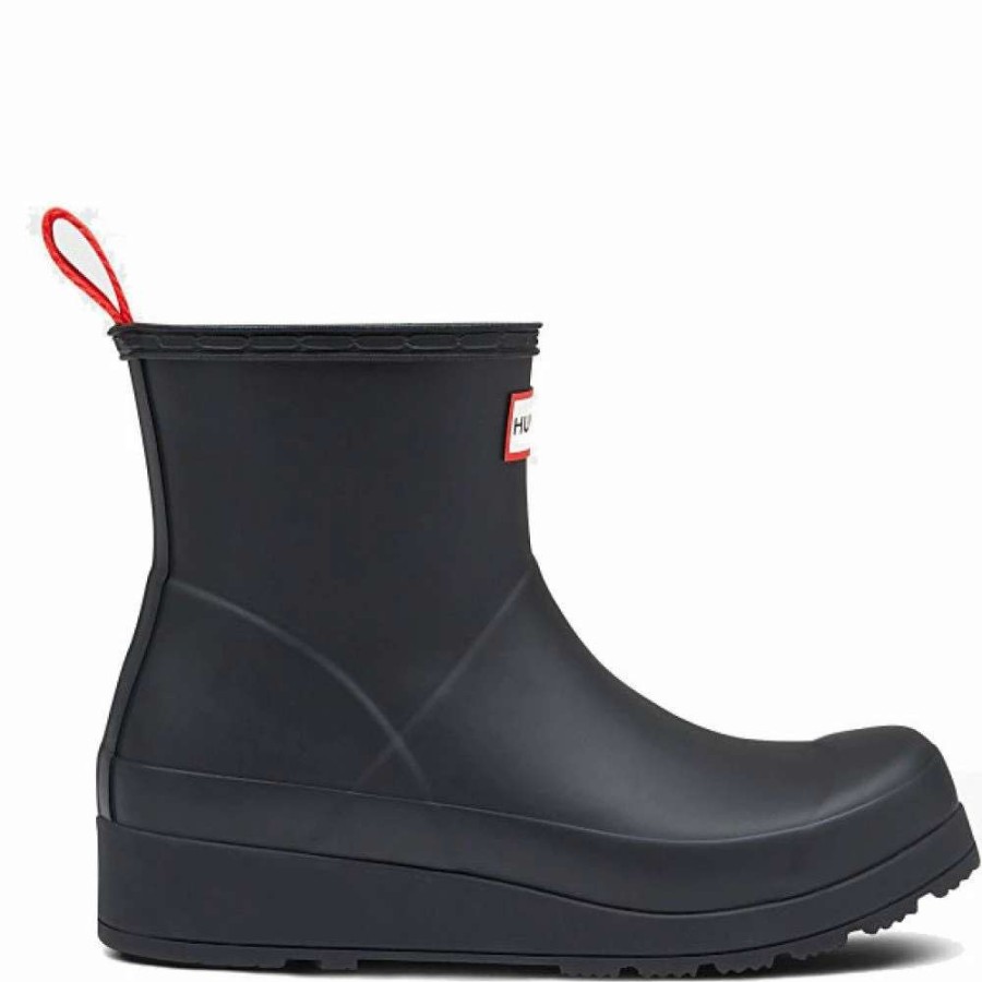 Ankle Boots * | Hunter Women'S Original Play Short Rain Boot In Black