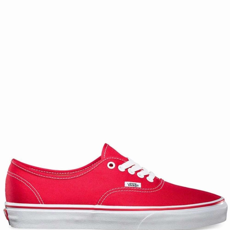 Low Top * | Vans Authentic In Red