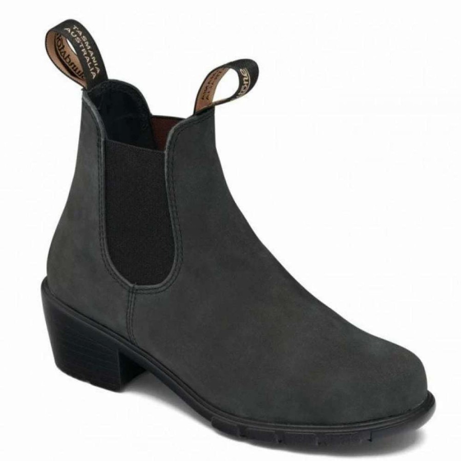 Ankle Boots * | Blundstone Women'S Series Heel 2064 In Rustic Black