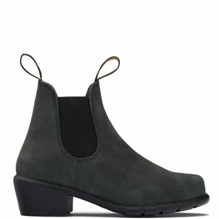 Ankle Boots * | Blundstone Women'S Series Heel 2064 In Rustic Black