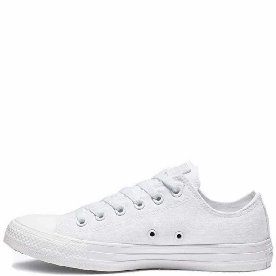 Low Top * | Converse Chuck Taylor All Star Mono Canvas Low Top In White Mono