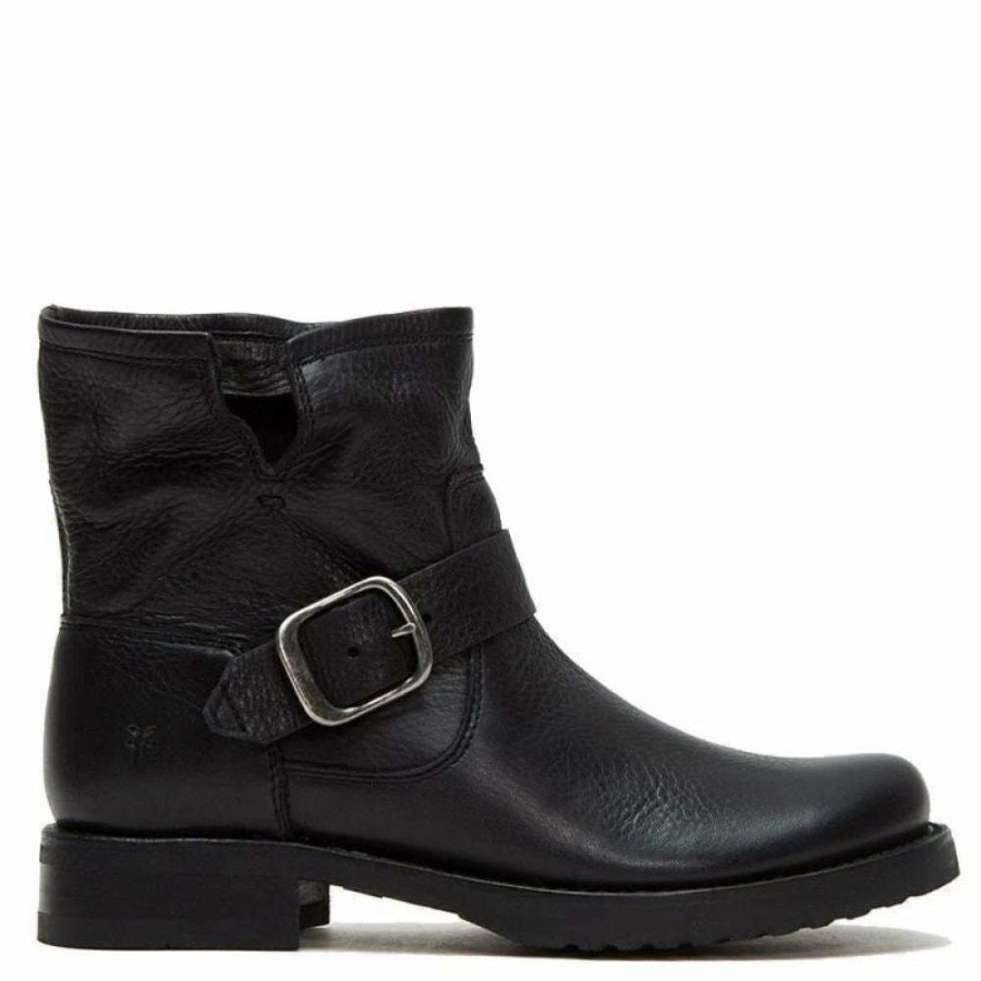 Ankle Boots * | Frye Women'S Veronica Bootie In Black/Soft Full Grain