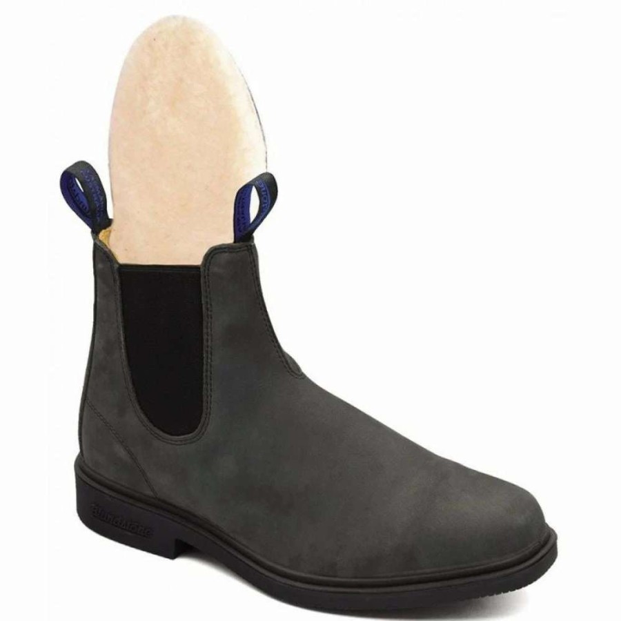 Ankle Boots * | Blundstone Winter Thermal Dress 1392 In Rustic Black