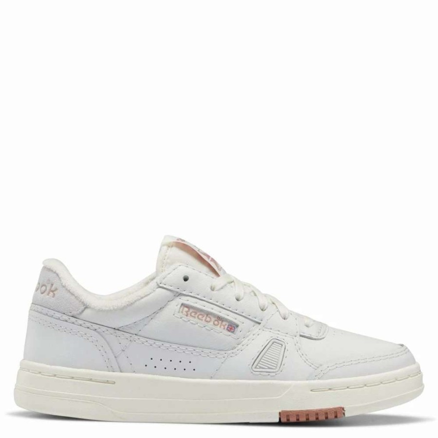 Low Top * | Reebok Women'S Lt Court In Cold Grey/Canyon Coral/Chalk