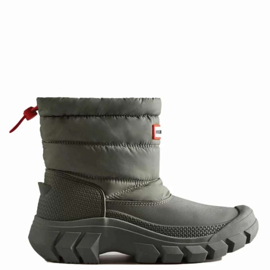 Ankle Boots * | Hunter Women'S Intrepid Insulated Short Snow Boots In Urban Grey