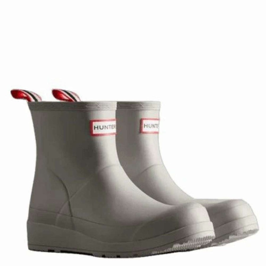 Ankle Boots * | Hunter Women'S Original Play Short Rain Boot In Zinc Grey