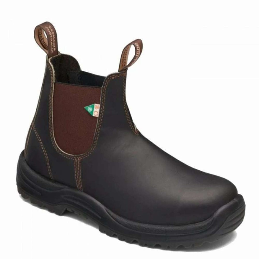 Ankle Boots * | Blundstone Work & Safety Boot 162 In Stout Brown