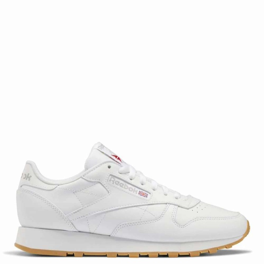 Athletic * | Reebok Men'S Classic Leather In Ftwr White/Pure Grey 3/Rubber Gum 3