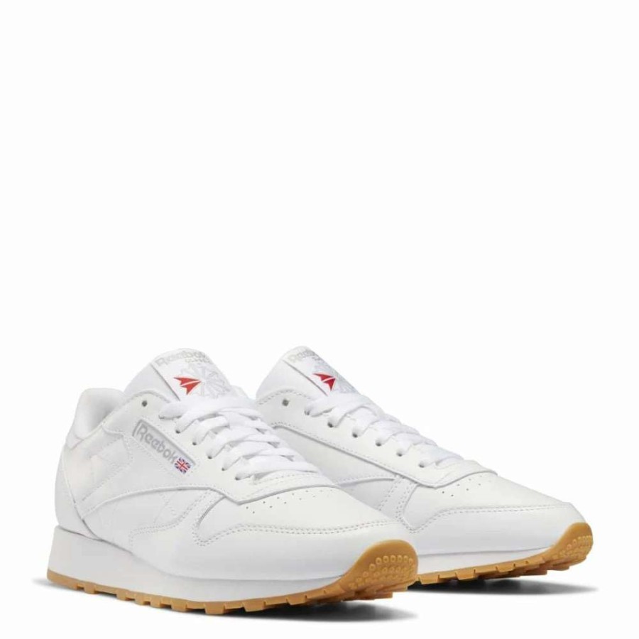 Athletic * | Reebok Men'S Classic Leather In Ftwr White/Pure Grey 3/Rubber Gum 3