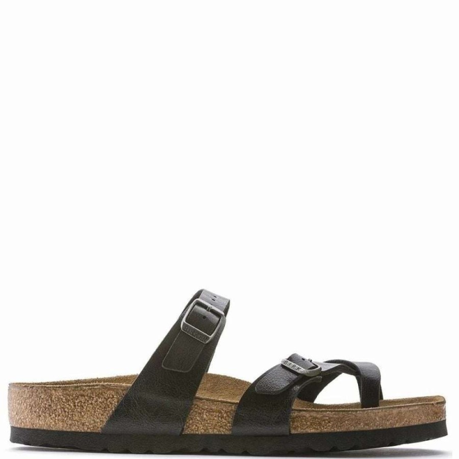 Strap Sandals * | Birkenstock Mayari Birko-Flor Graceful In Licorice