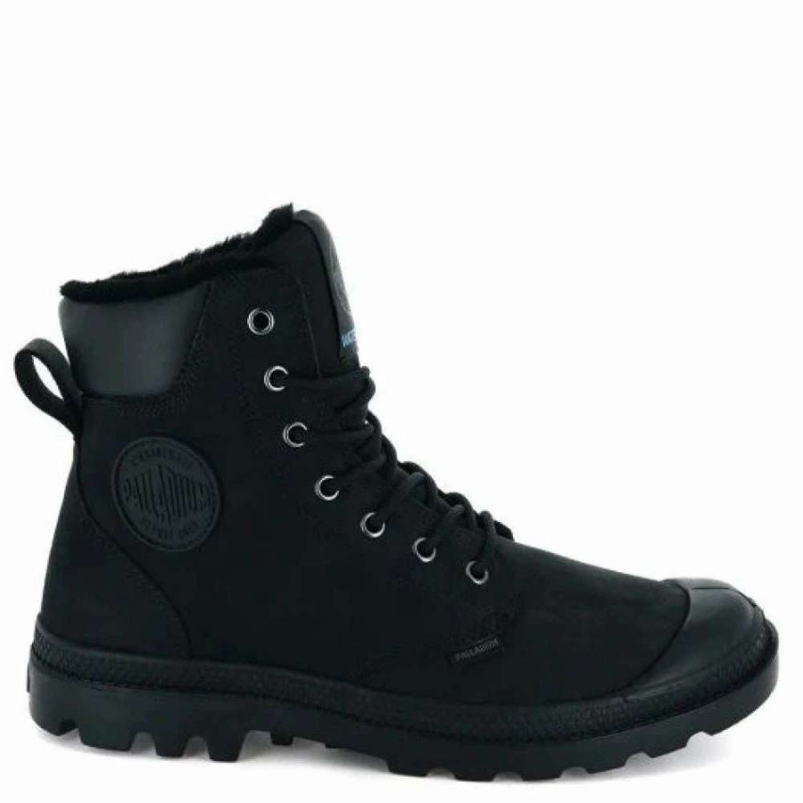 Ankle Boots * | Palladium Pampa Sport Cuff Wps In Black/Black