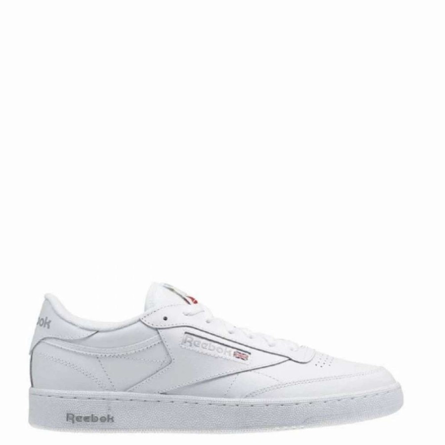 Low Top * | Reebok Club C 85 In White/Sheer Grey