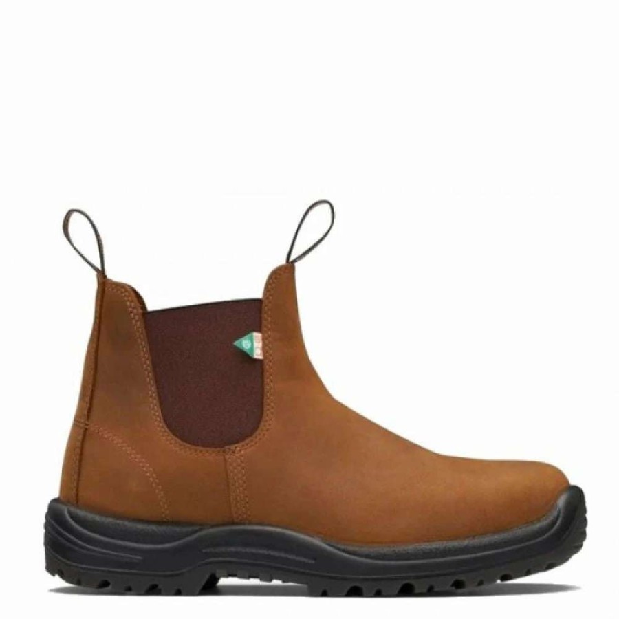 Ankle Boots * | Blundstone Work & Safety Boot 164 In Saddle Brown