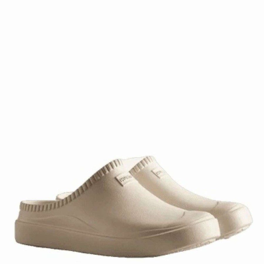 Outdoor * | Hunter Women'S In/Out Bloom Clogs In Willow White