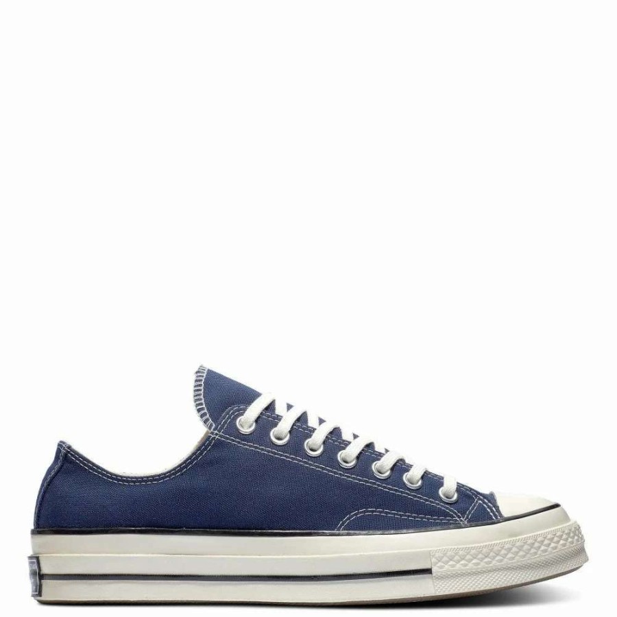 Low Top * | Converse Chuck 70 Low Recycled Rpet Canvas In Midnight Navy/Egret/Black