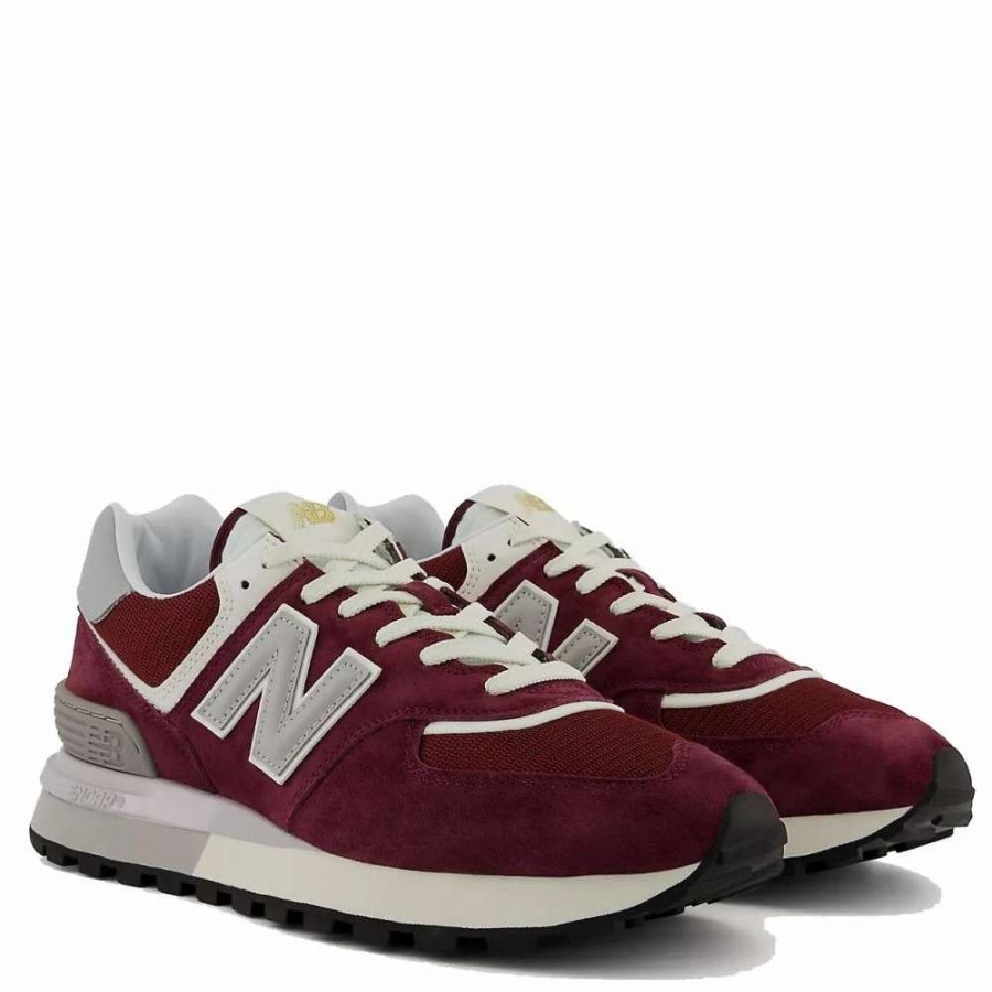 Athletic * | New Balance Men'S 574 Garnet With Rain Cloud