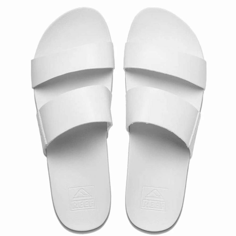 Strap Sandals * | Reef Women'S Cushion Vista Flurry In White