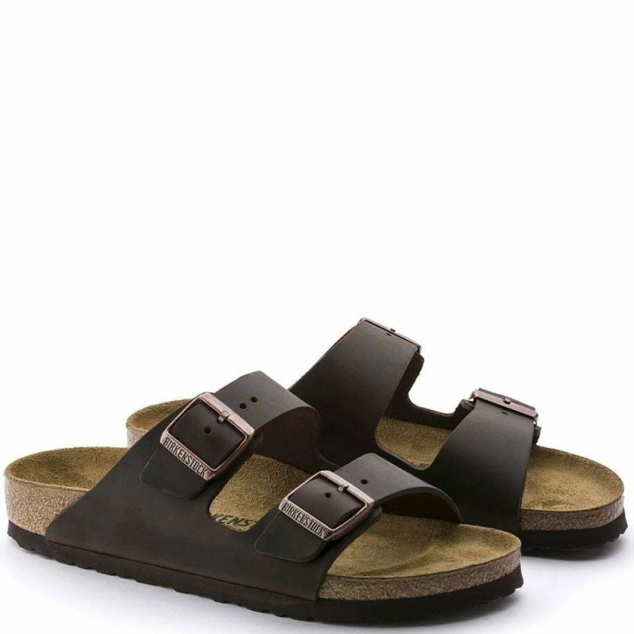 Strap Sandals * | Birkenstock Arizona Oiled Leather In Habana