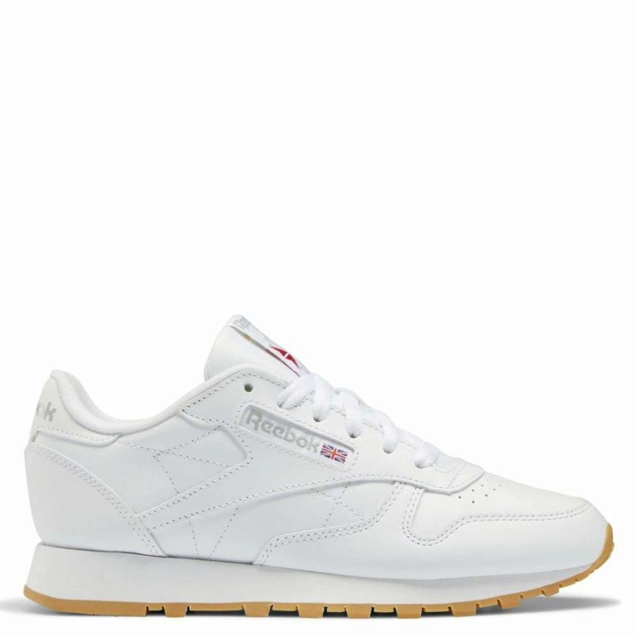 Low Top * | Reebok Women'S Classic Leather In Ftwr White/Pure Grey 3/Reebok Rubber Gum-03