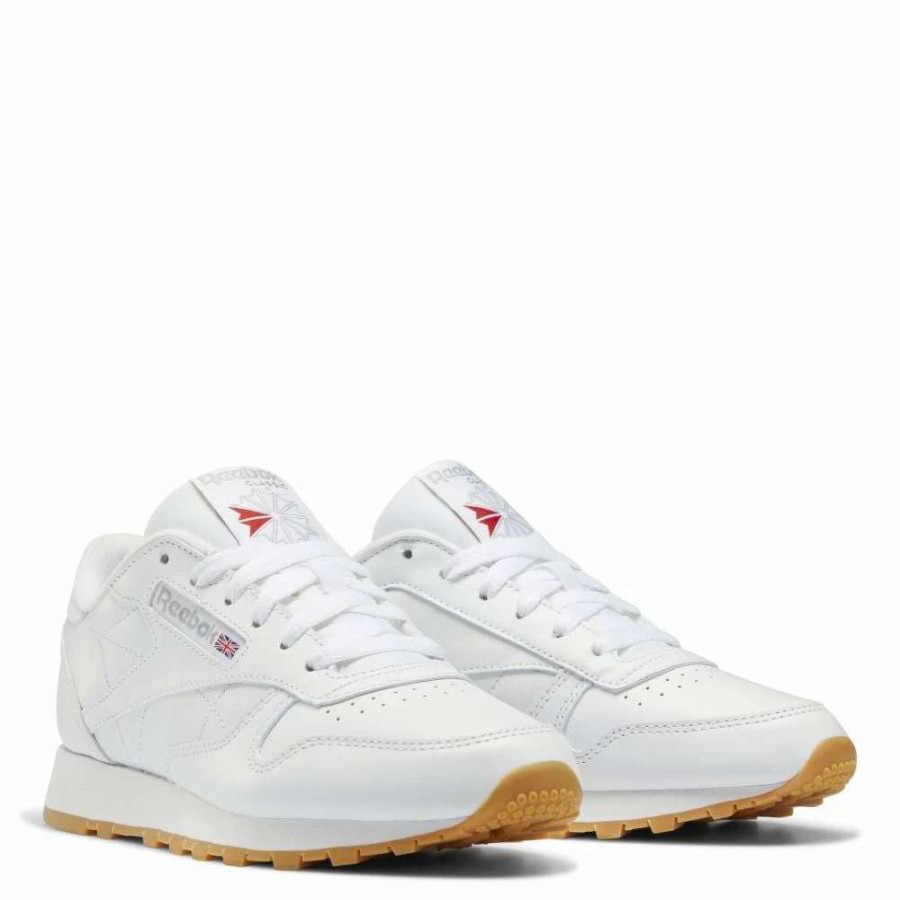 Low Top * | Reebok Women'S Classic Leather In Ftwr White/Pure Grey 3/Reebok Rubber Gum-03