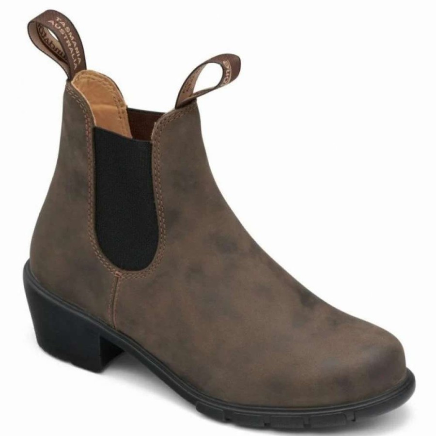 Ankle Boots * | Blundstone Women'S Series Heel 1677 In Rustic Brown